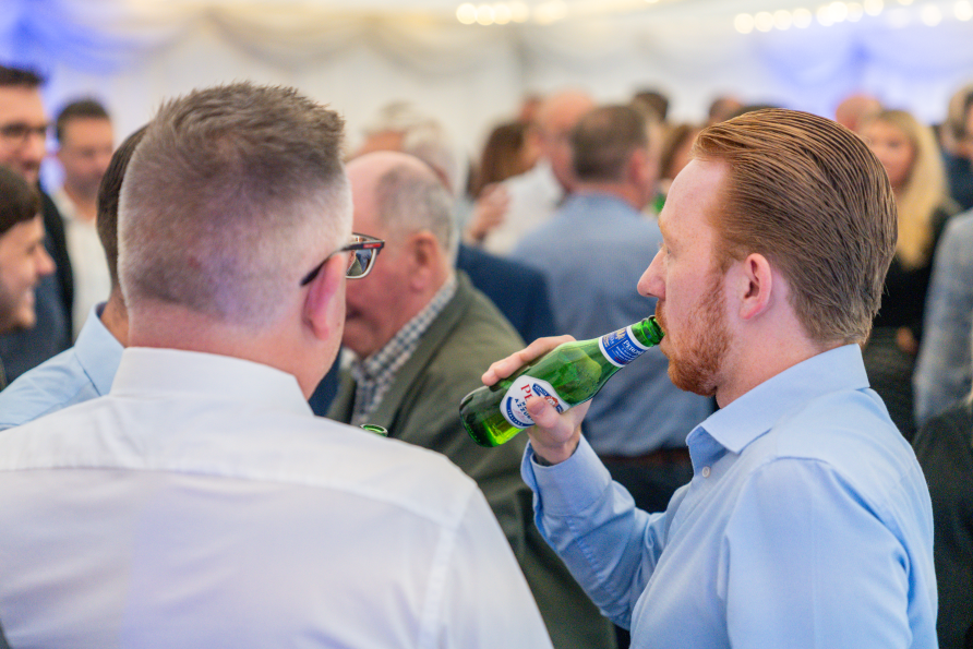 Staff socialising at the Excellence Awards 2025